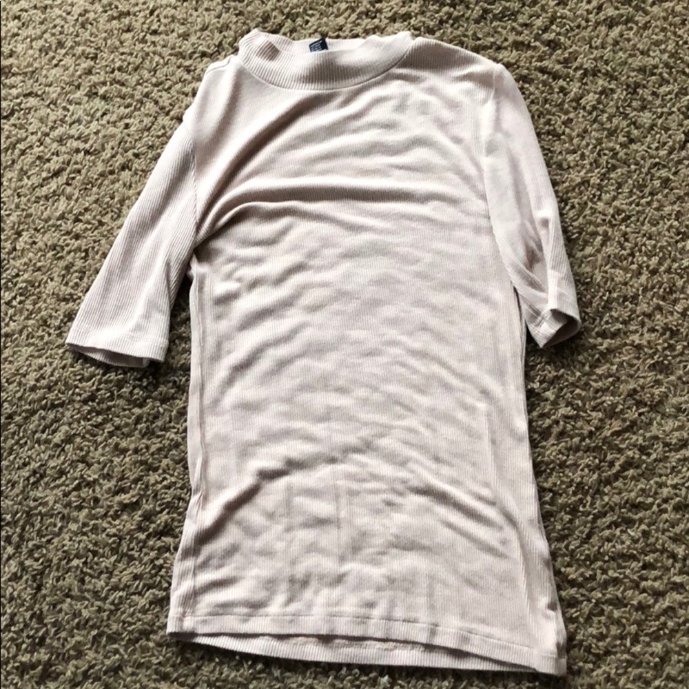 Tan short sleeve shirt